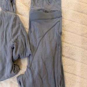 Jlux Label Gray Ribbed Lounge Set